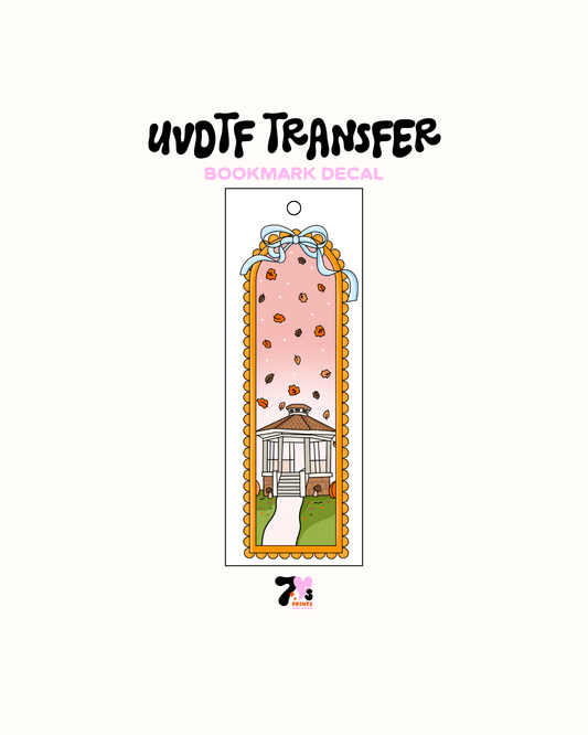 Stars Hollow - UVDTF Bookmark Decal