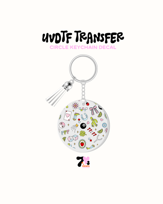 Lucky - Round Keychain Set of 5