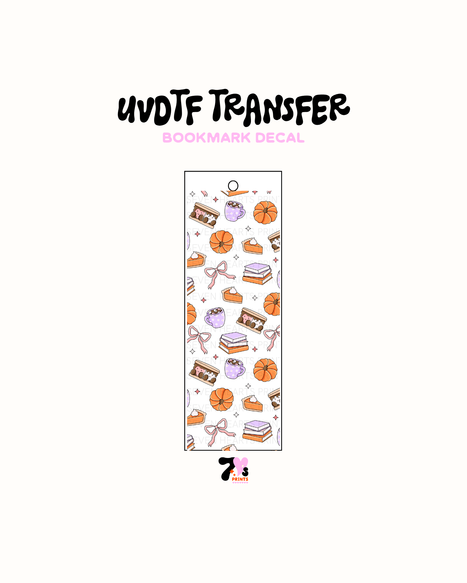 UVDTF Bookmark Decal #355