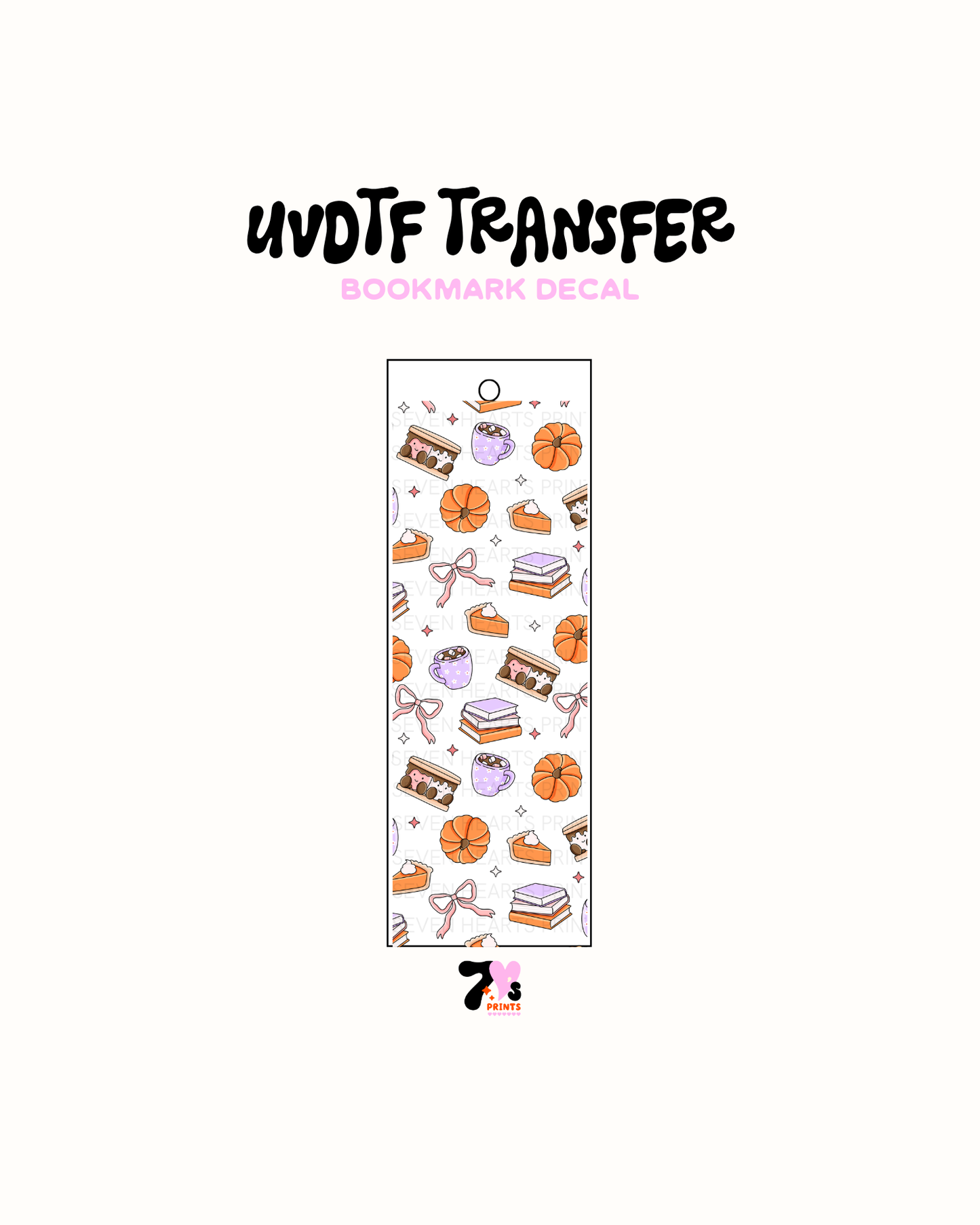 UVDTF Bookmark Decal #355