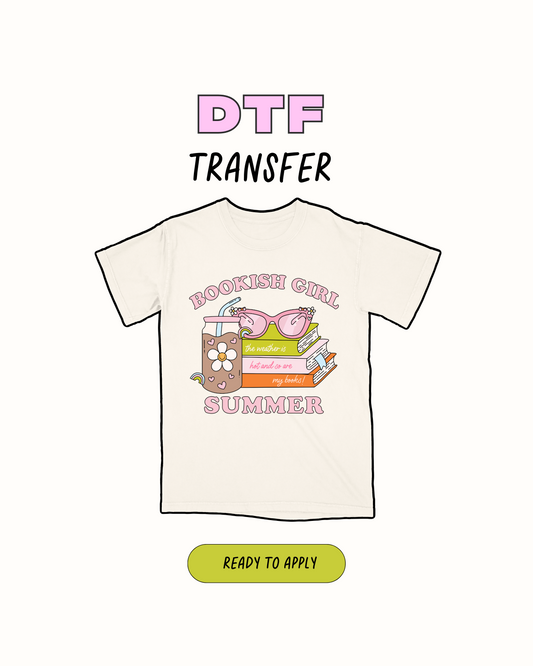 Bookish girl - DTF Transfer