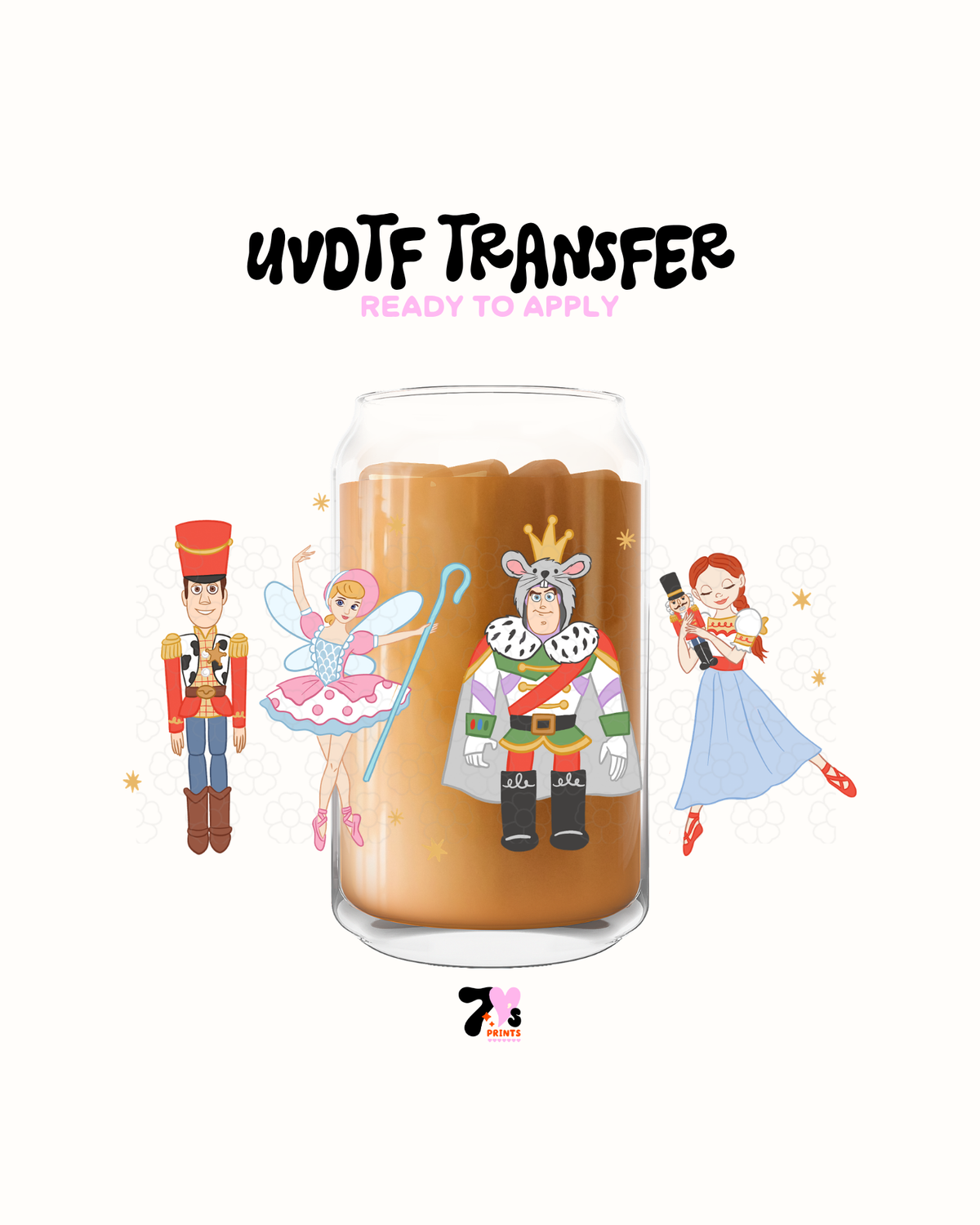 Toys Friends Xmas - UVDTF Wrap