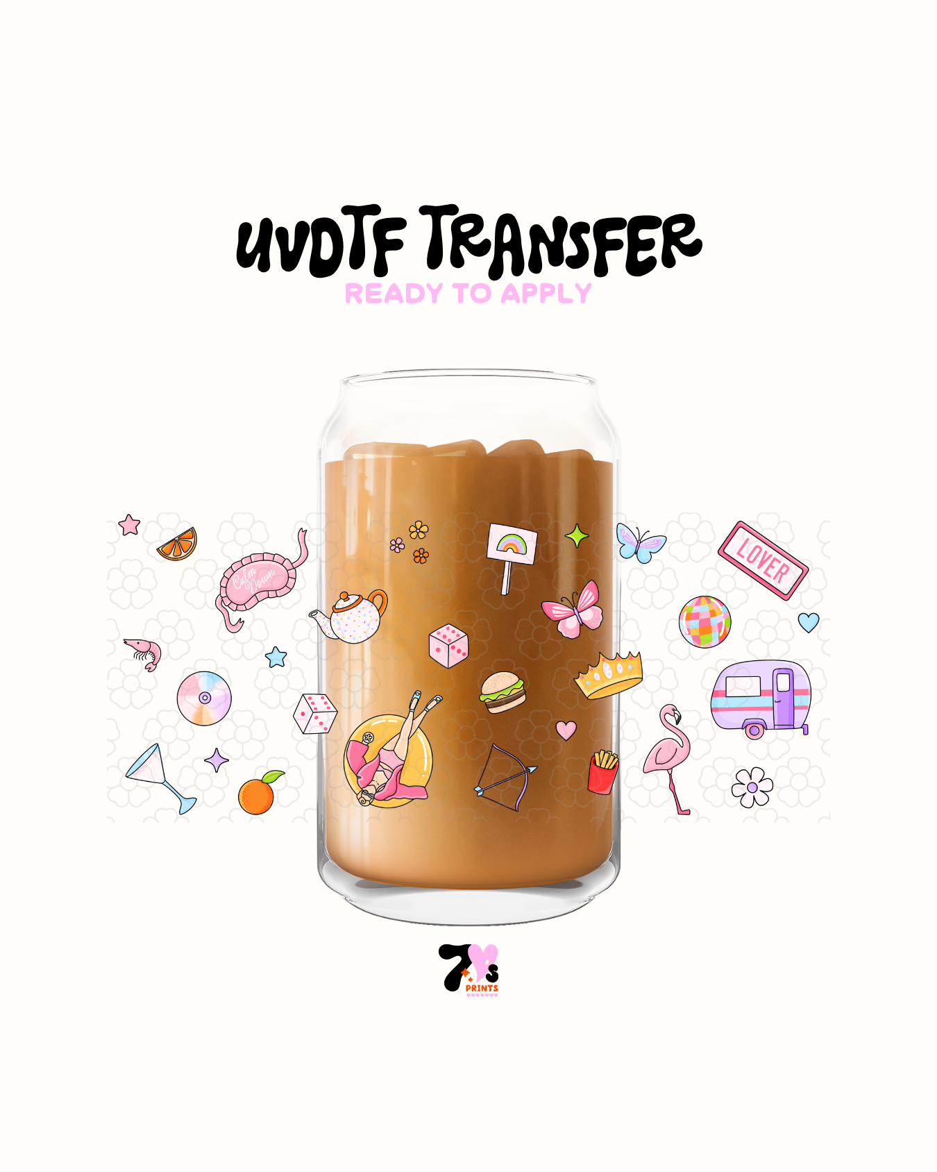 Lover and disco- UVDTF Wrap