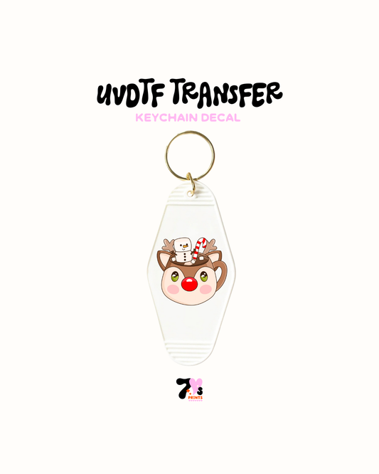 1989 - Juego de 5 calcomanías para llaveros 