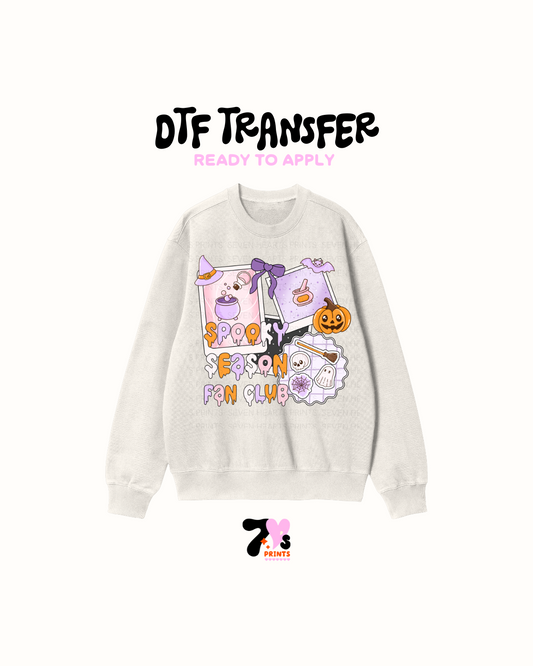 Spooky season fan club - DTF Transfers