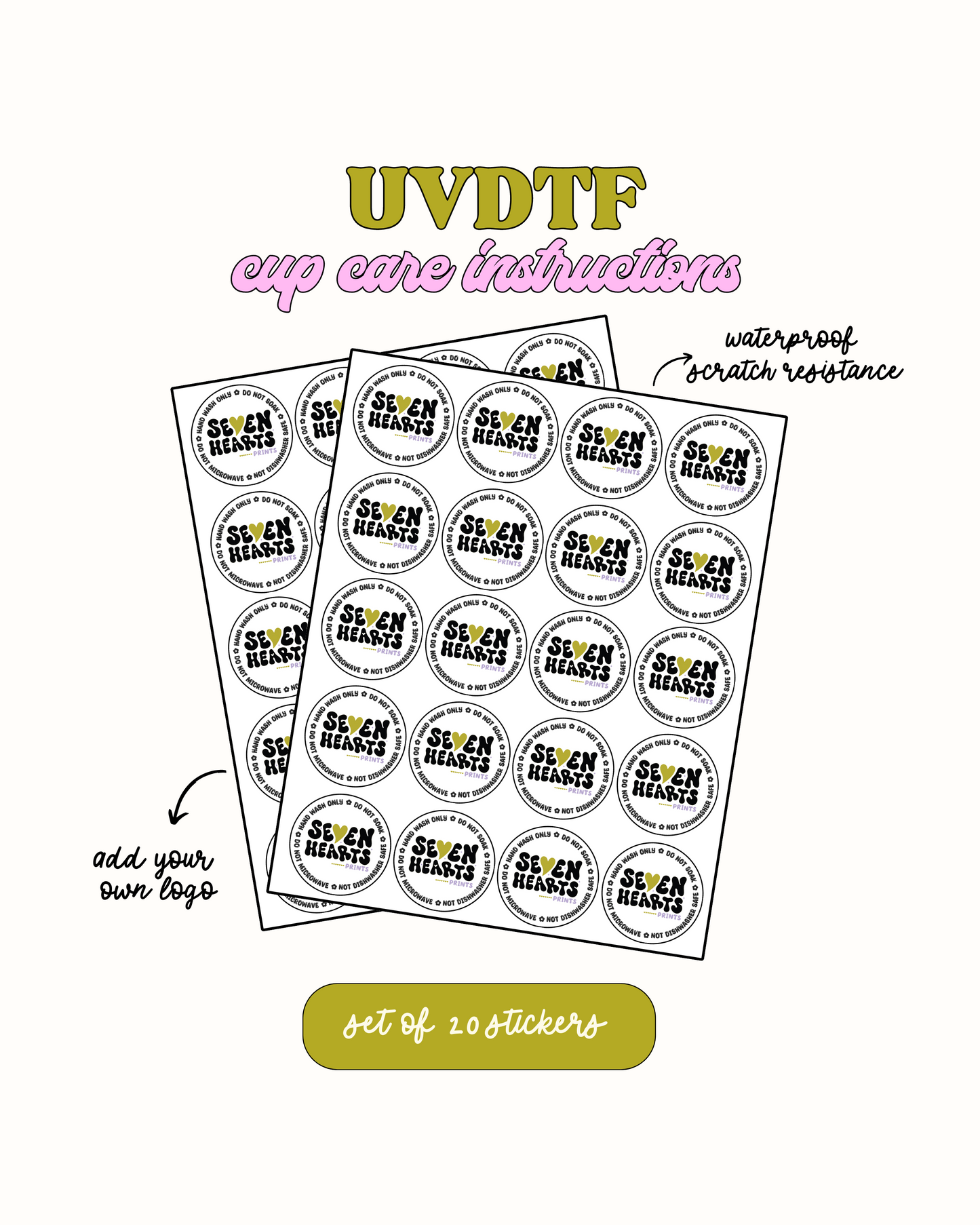 Custom UVDTF Cup Care instructions (Upload)