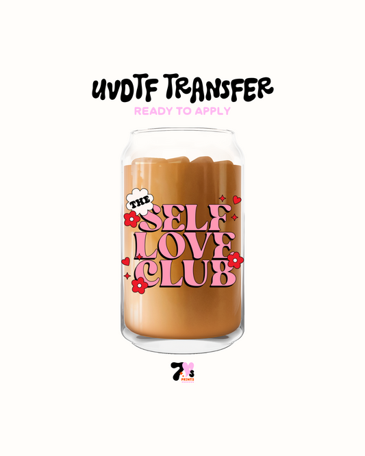 Self love club- UVDTF Decal
