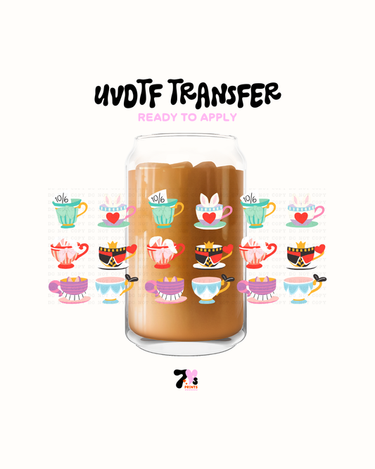 Friends Tea Cups - UVDTF Wrap