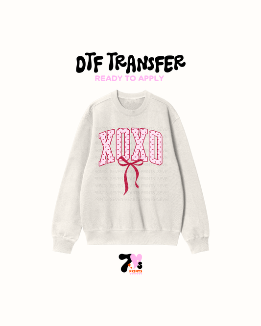 Xoxo Bow - DTF Transfers