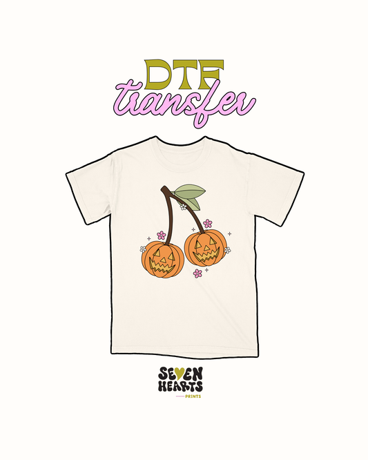 cherry pumpkin - DTF Transfer