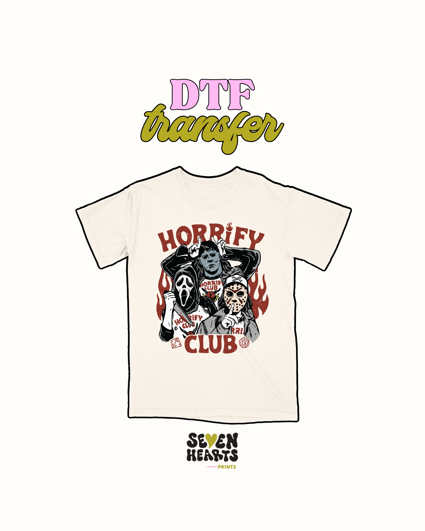 Horrify Club - Transferencia DTF