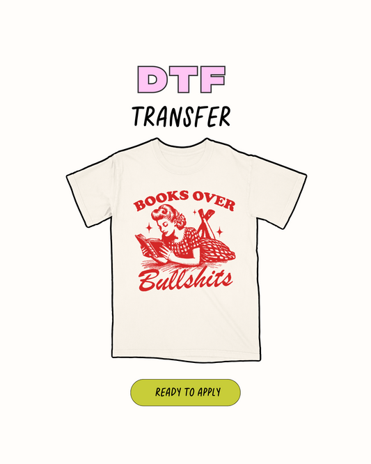 Book over BS - DTF Transfer