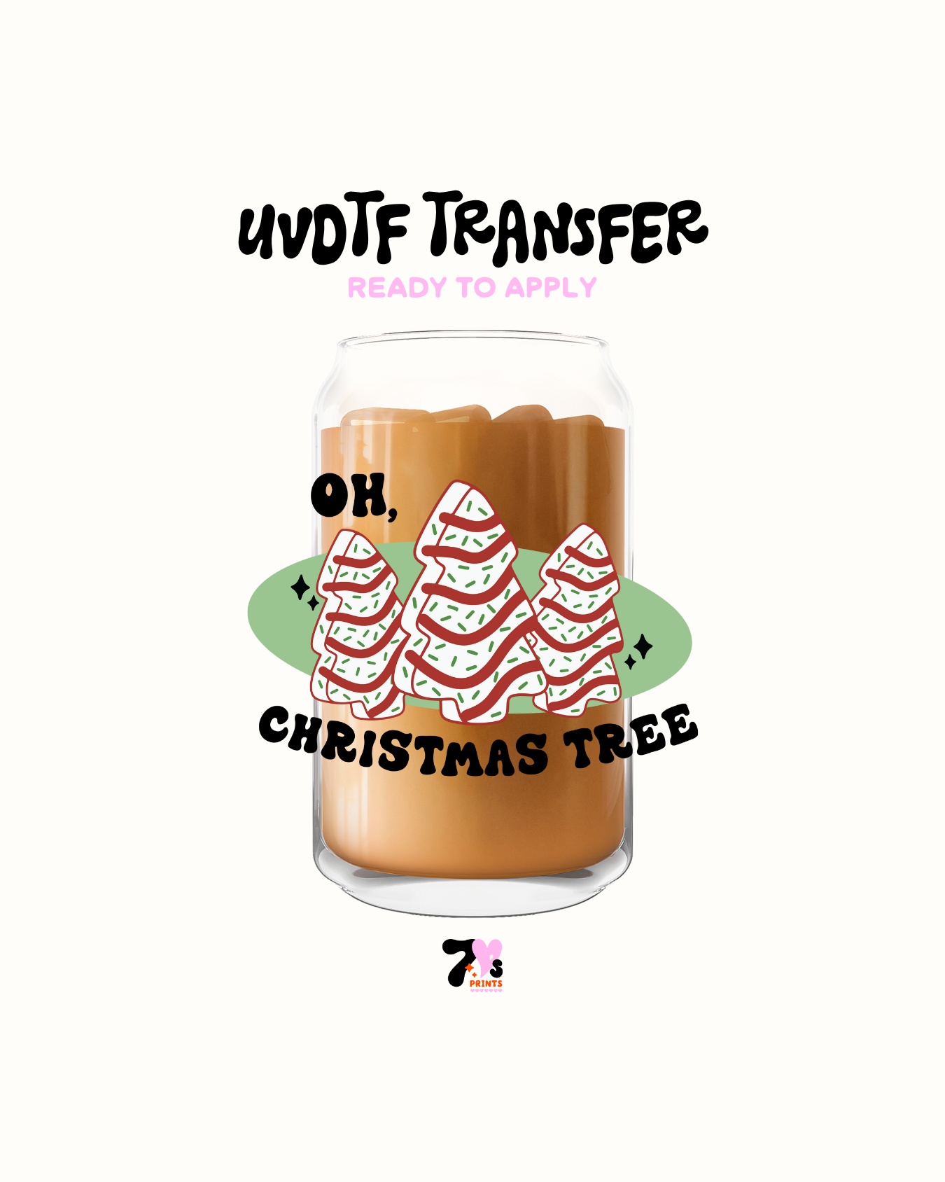 Oh xmas tree- UVDTF Decal