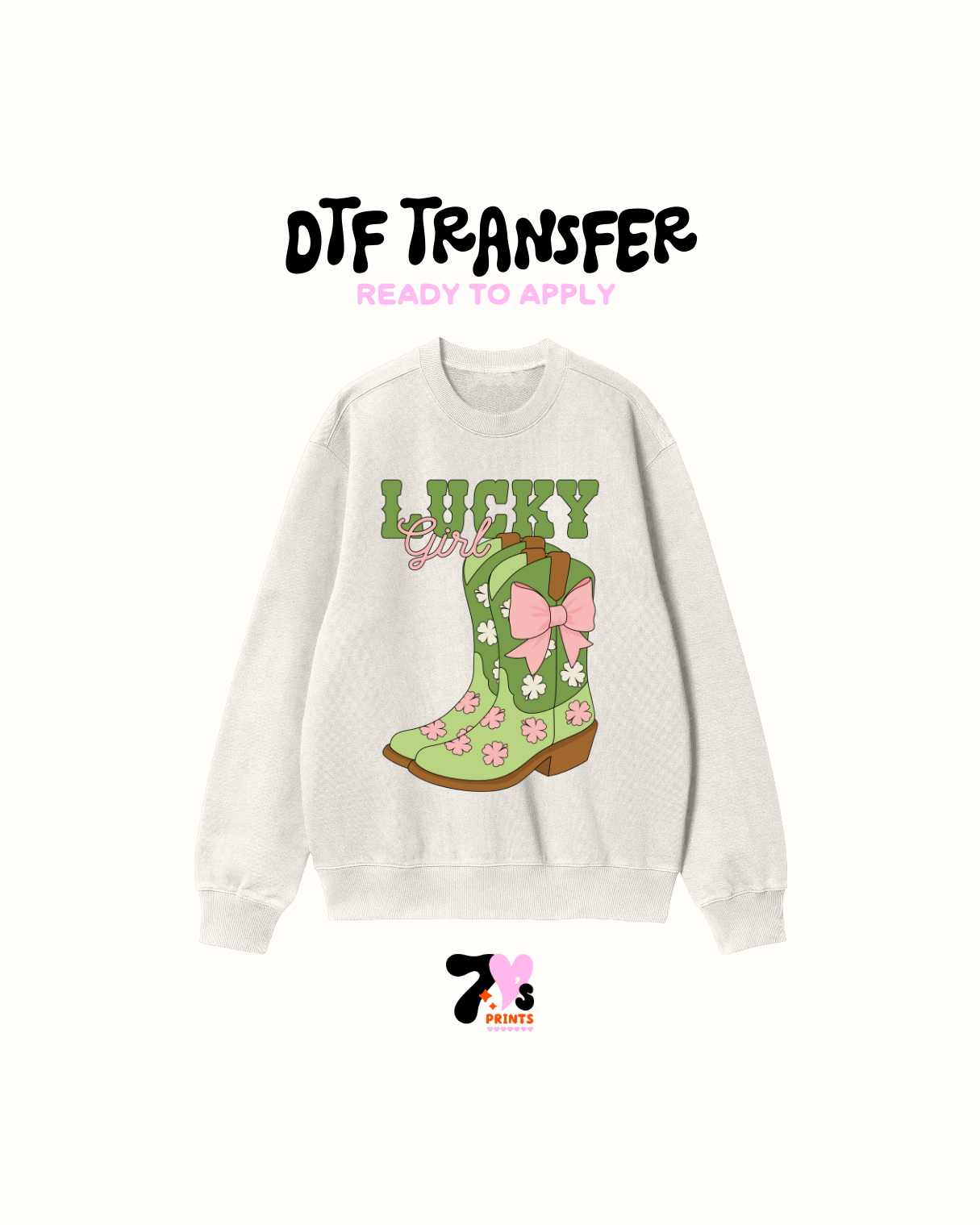 Lucky boots - DTF Transfers