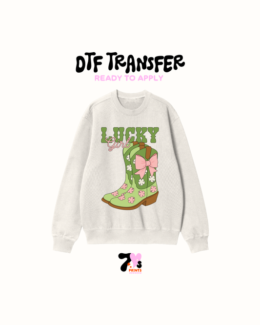 Lucky boots - DTF Transfers