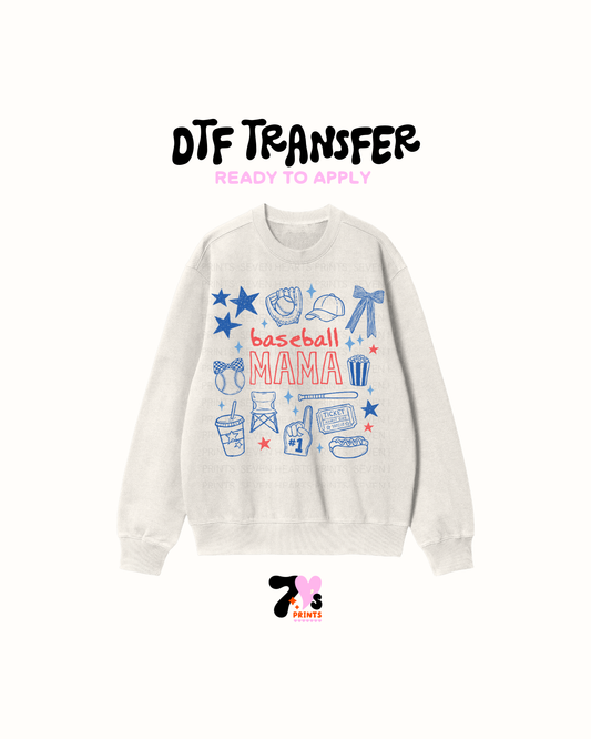 Baseball MaMa - DTF Transfers