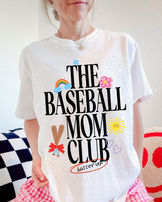 The baseball mom club - DTF Transfers