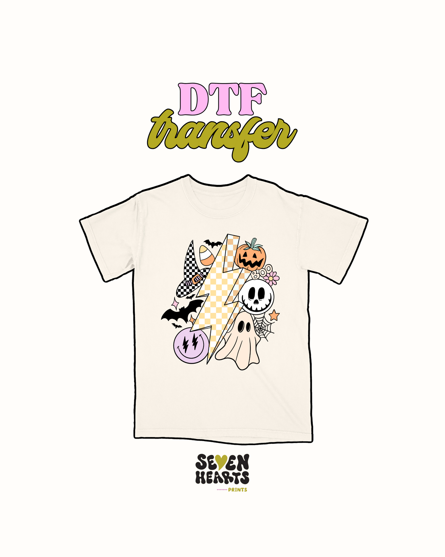 Retro ghost - DTF Transfer