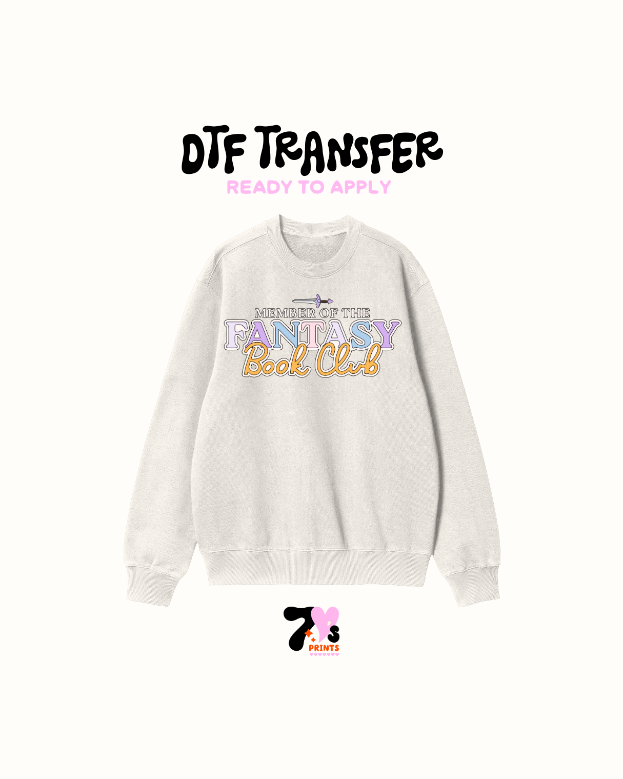 Member of the fantasy book club - DTF Transfers