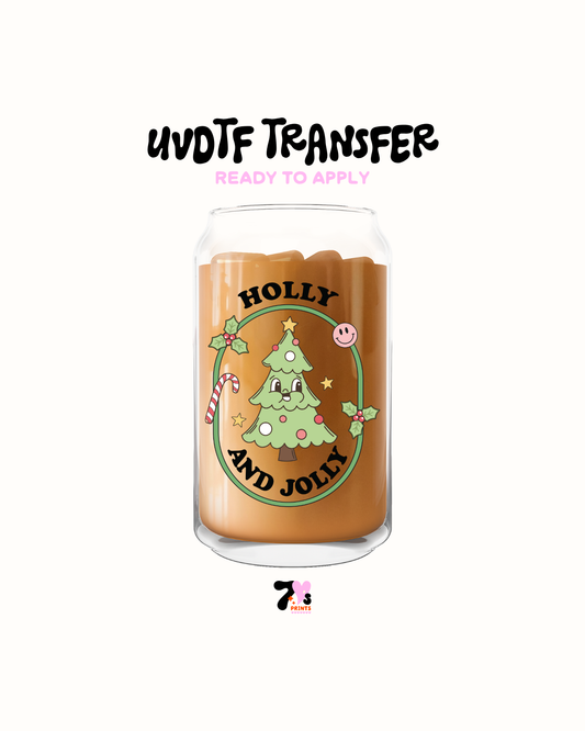 Holly and jolly - UVDTF Decal