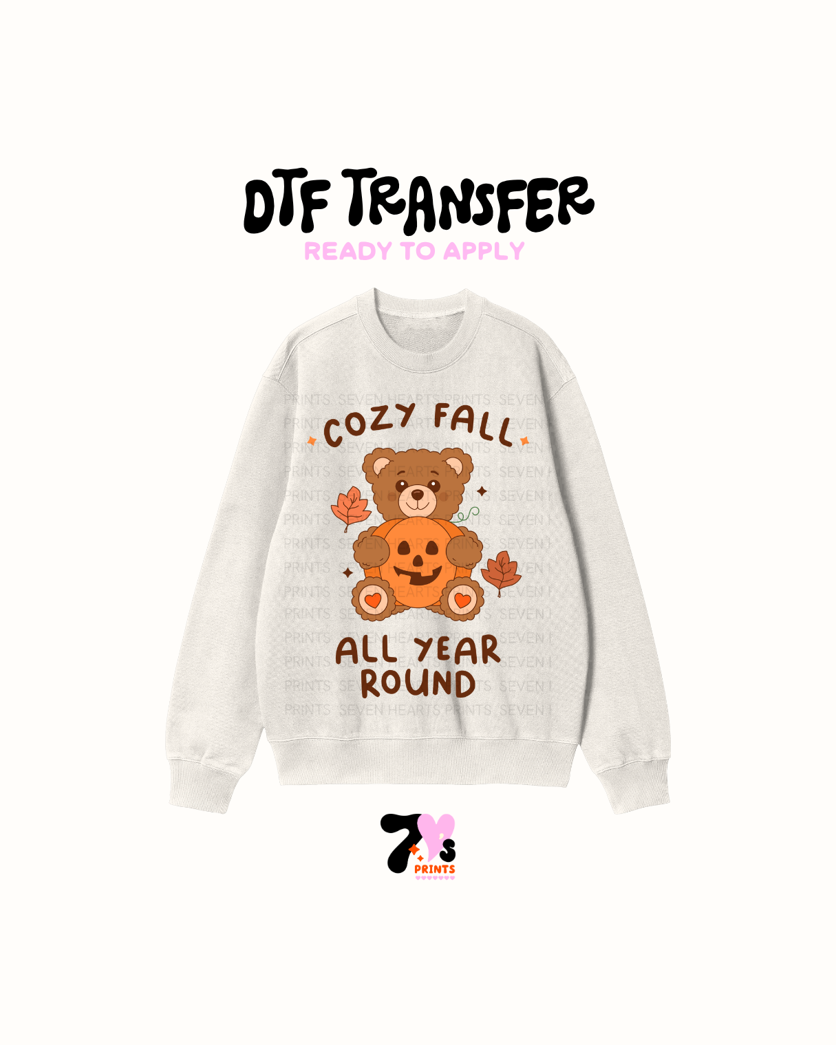 Cozy fall all year round - DTF Transfers