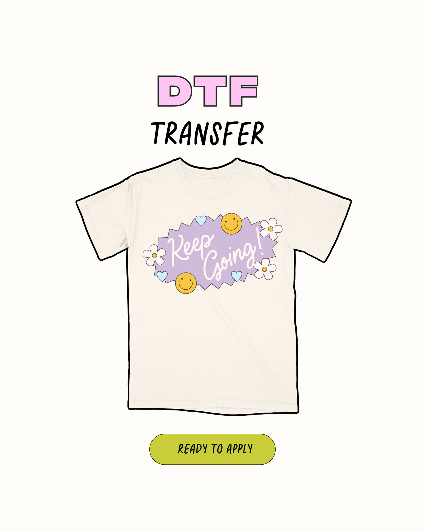 sigue adelante - Transferencia DTF