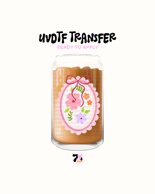Flower Frame - UVDTF Decal