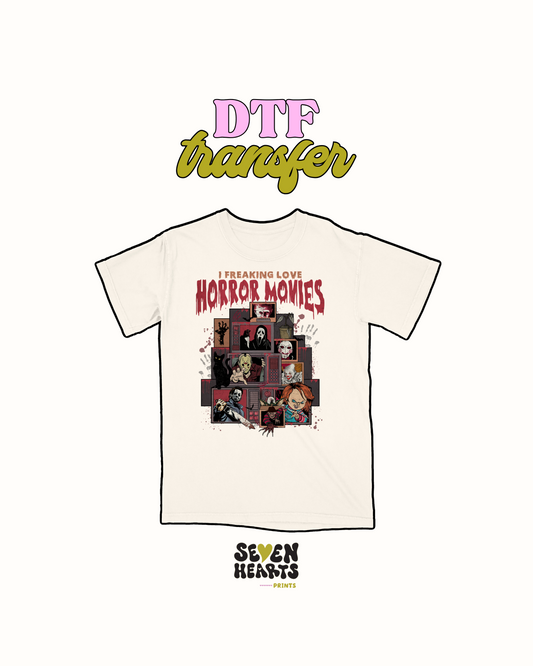 Horror movies - DTF Transfer