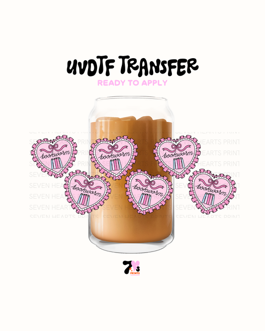 Books and hearts - UVDTF Wraps