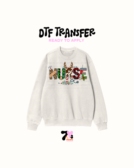 Xmas nurse - DTF Transfers