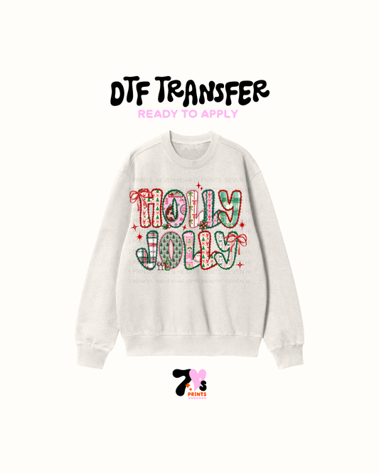 Hollyjolly- DTF Transfers