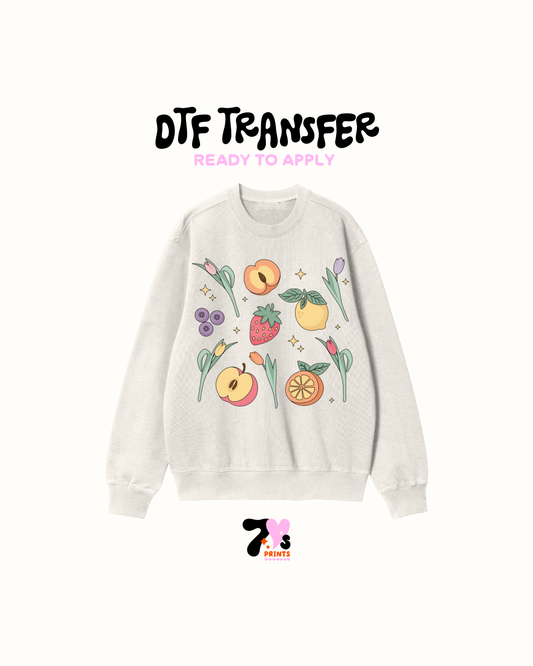 Sliced apples - DTF Transfers