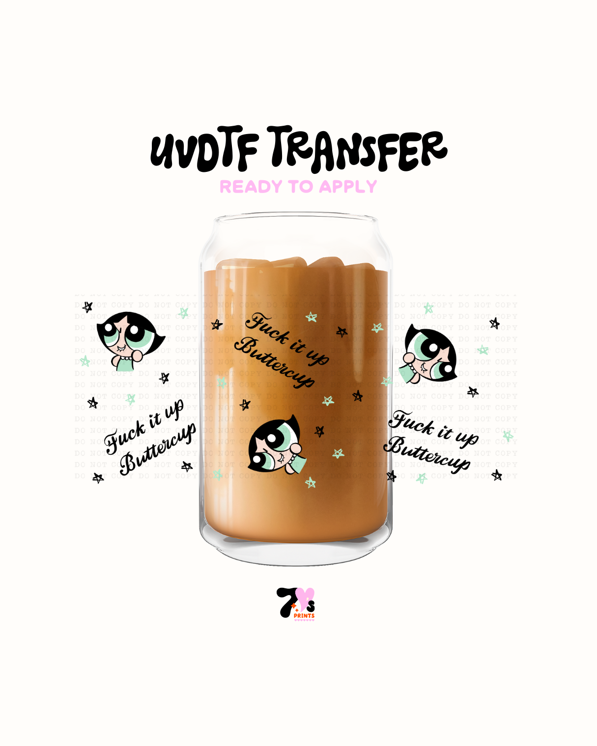 Buttercup - UVDTF Wrap