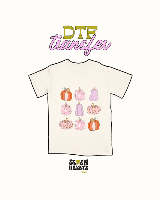 Pastel pumkin - DTF Transfer