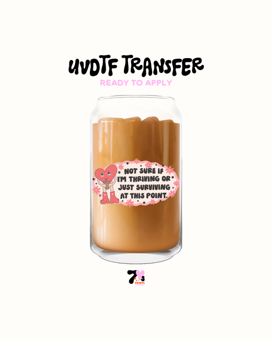 Not sure if am triving - UVDTF Decal