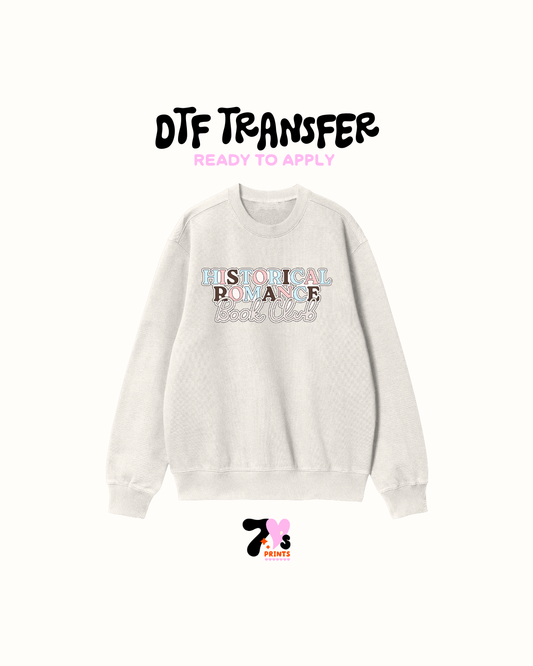 Historical Romance Book club - DTF Transfers