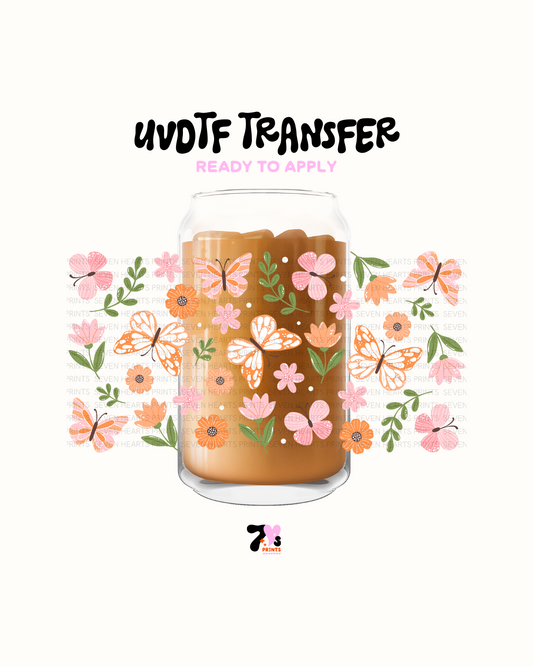 Butterflies and Flowers - UVDTF Wrap