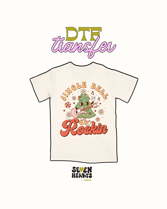 jingle bell rocking- DTF Transfer