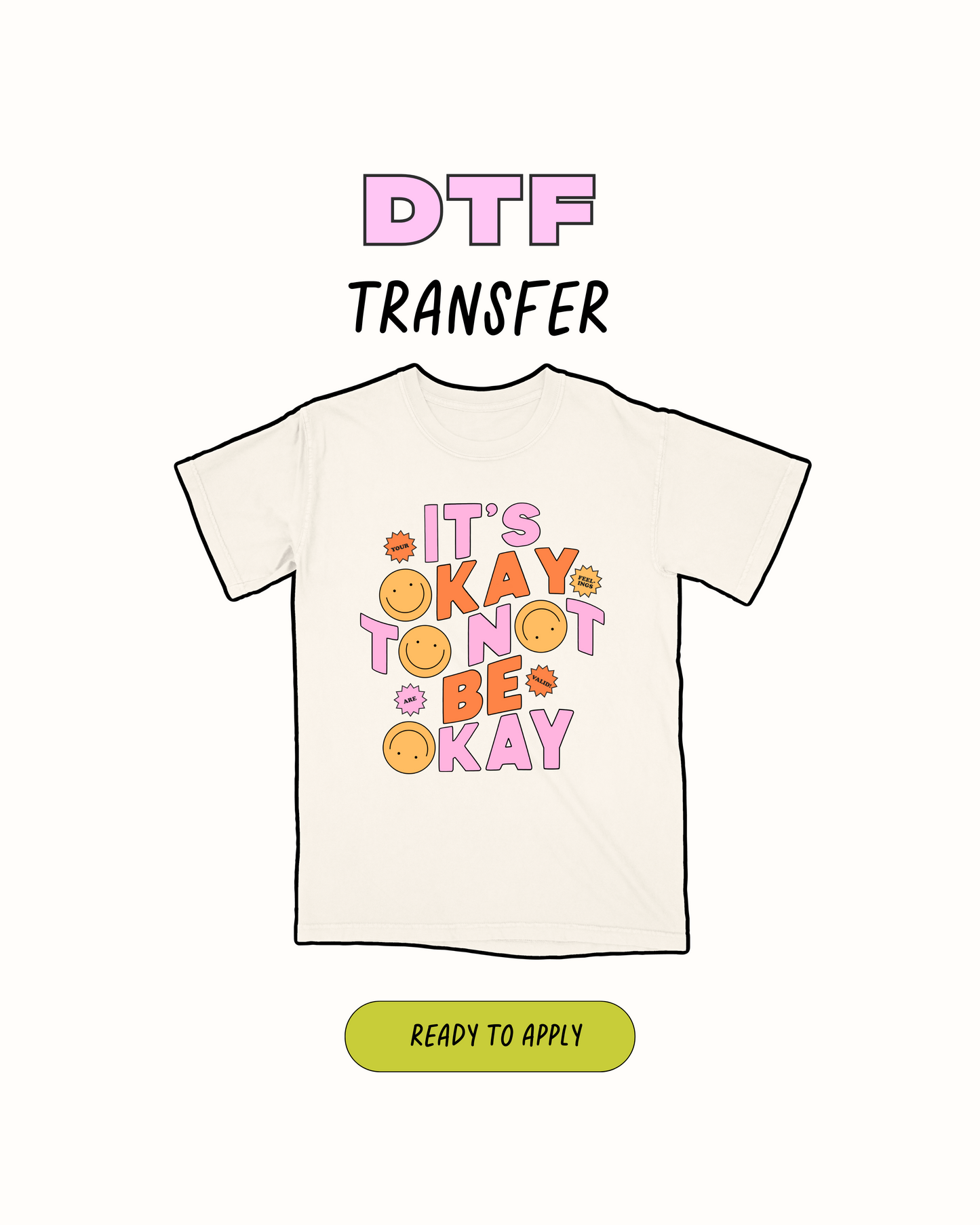 Está bien - Transferencia DTF