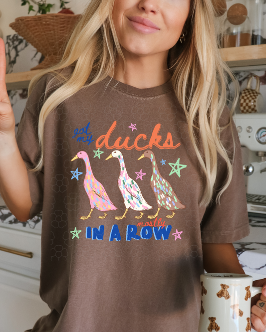 Ducks in row - DTF Transfers