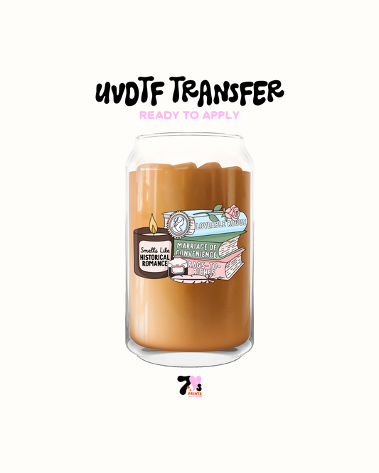 Smells like historical romance - UVDTF Decal