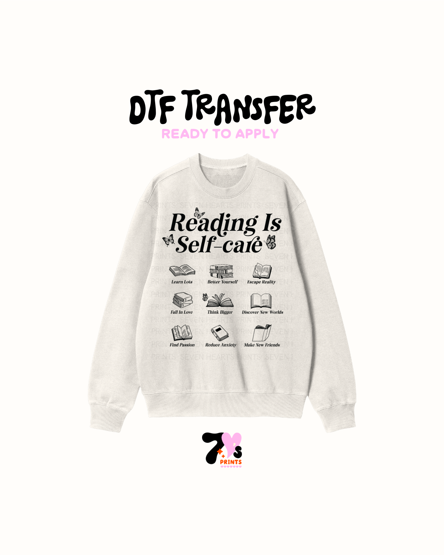 Reading is selfcare- DTF Transfers