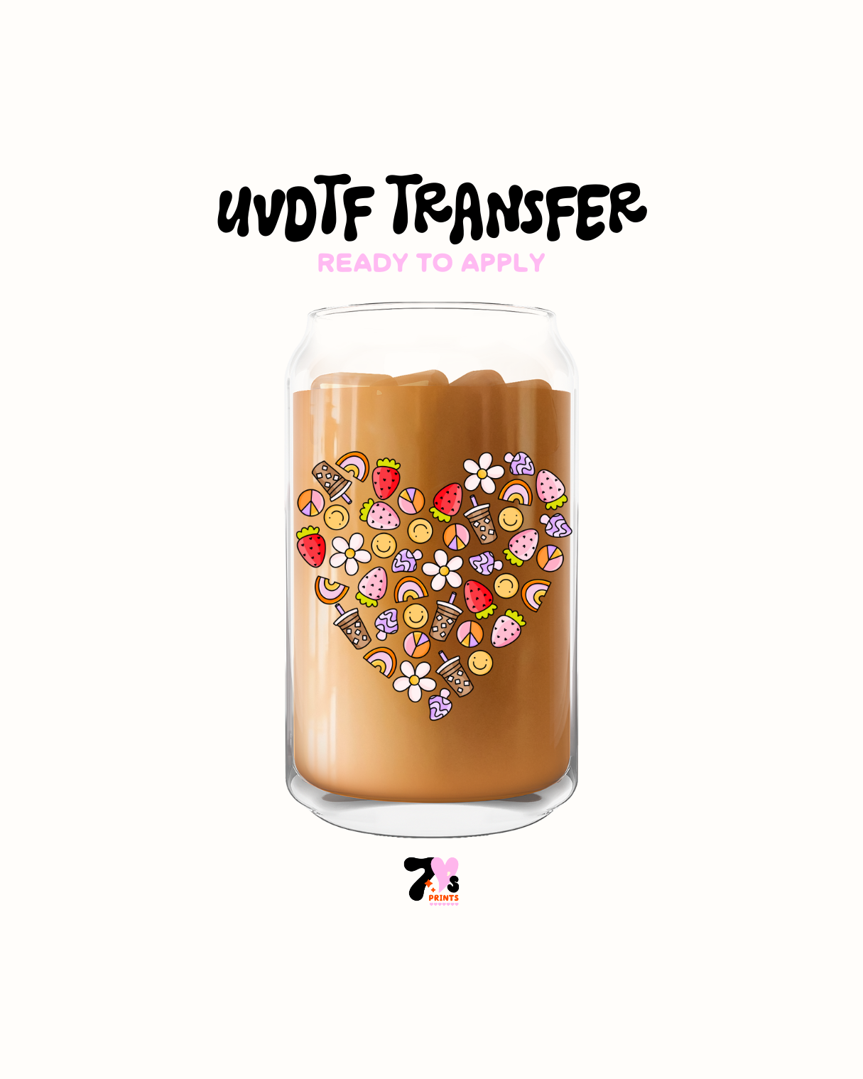 Coffee doodles - UVDTF Decal