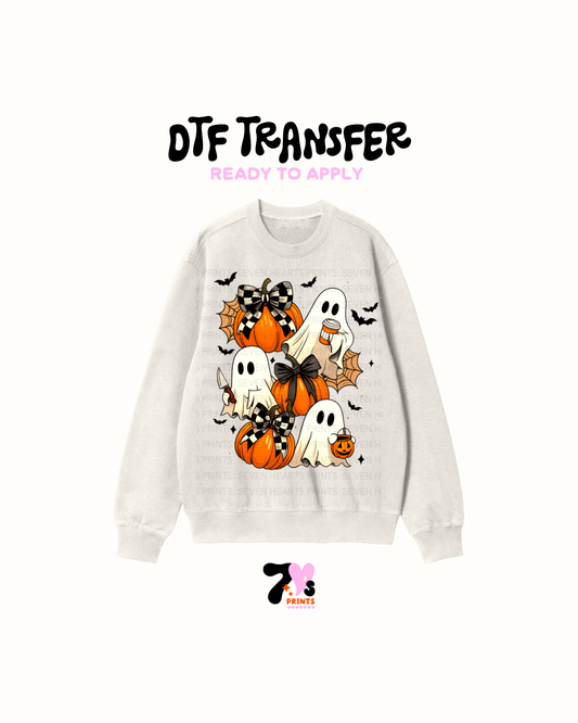 Checkers pumpkin- DTF Transfers