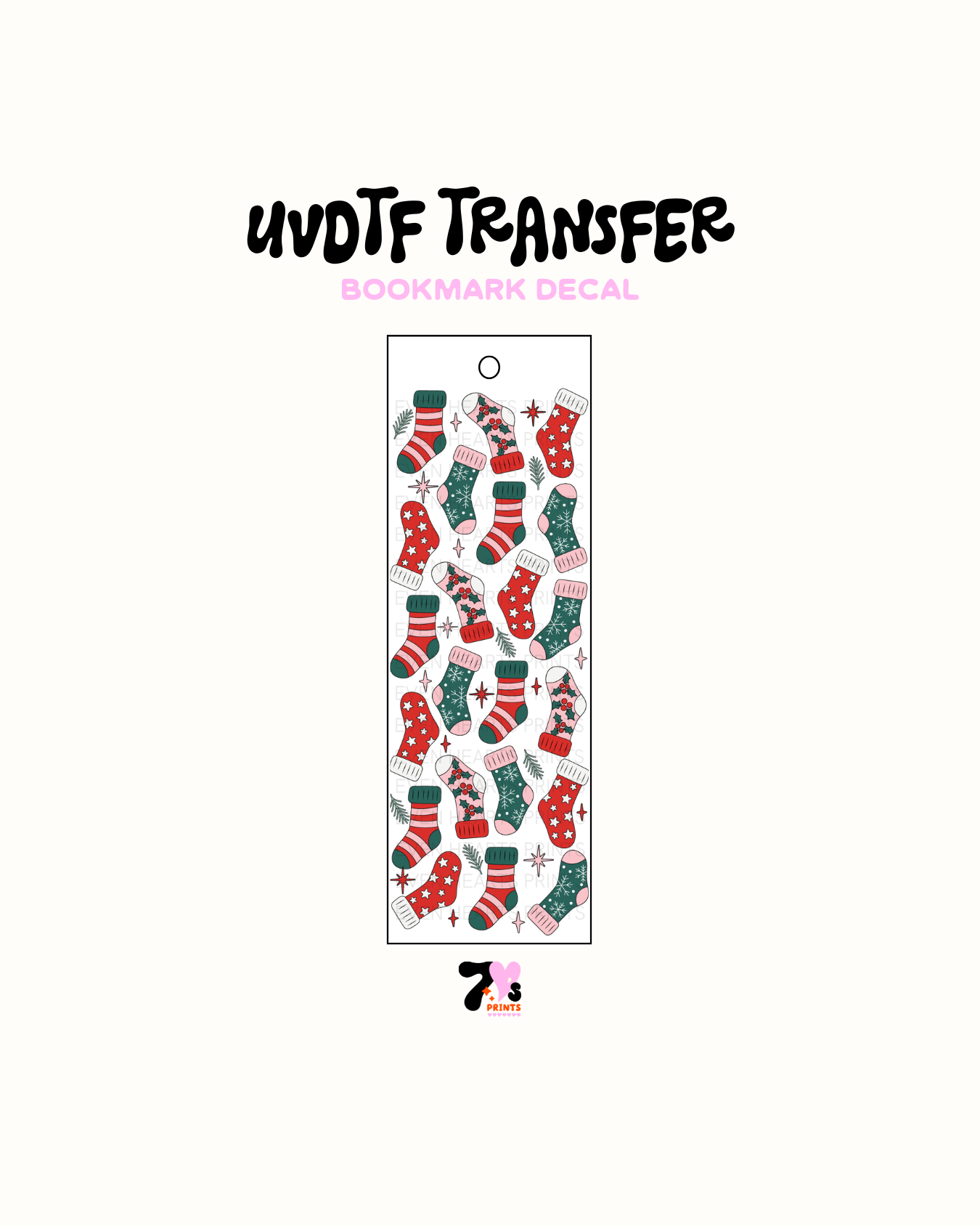 Stocking stuffers - UVDTF Bookmark Decal