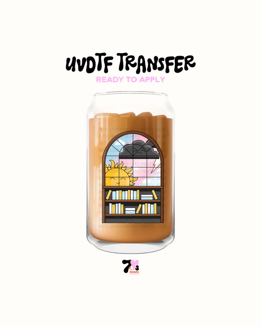 Book shelf - UVDTF Decal