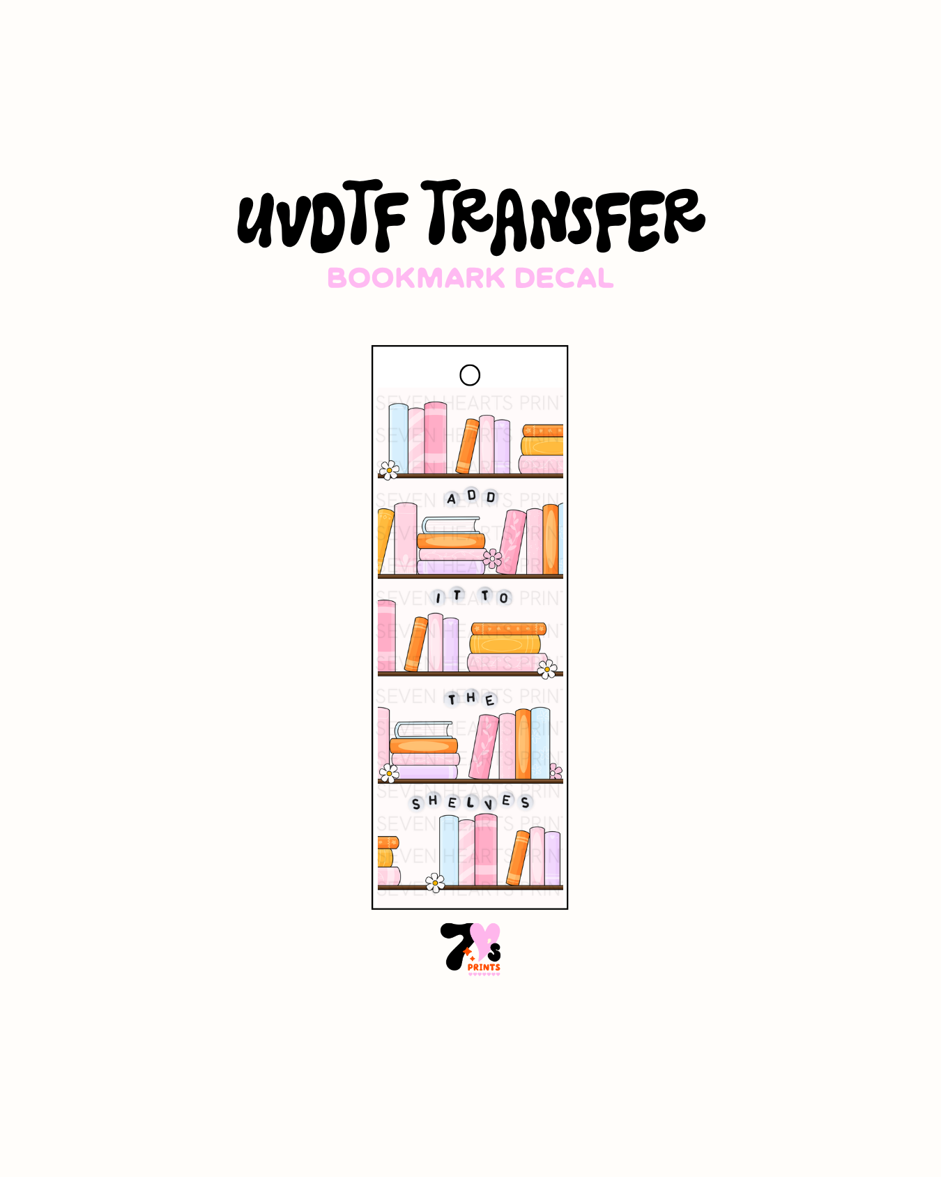 Libros de Astro - Calcomanía de marcador UVDTF 