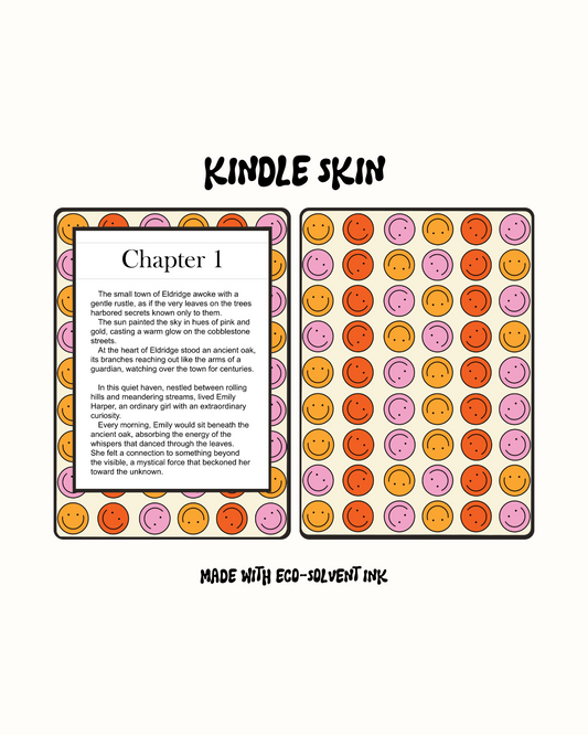 Smiley Face Kindle Skin