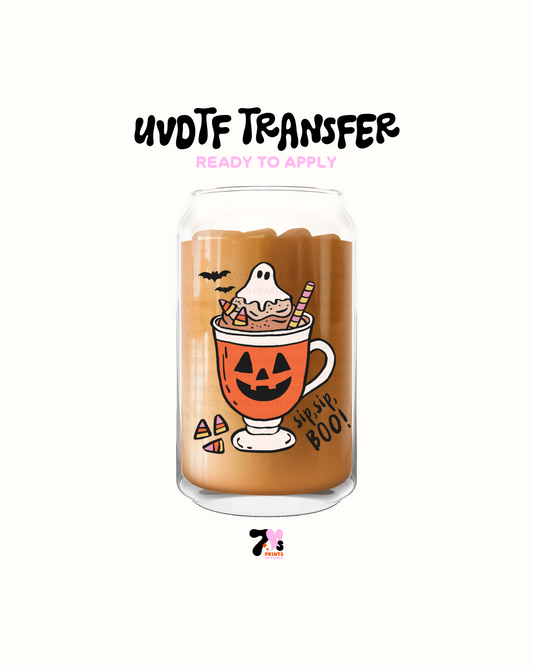 Sip Sip boo - UVDTF Decal