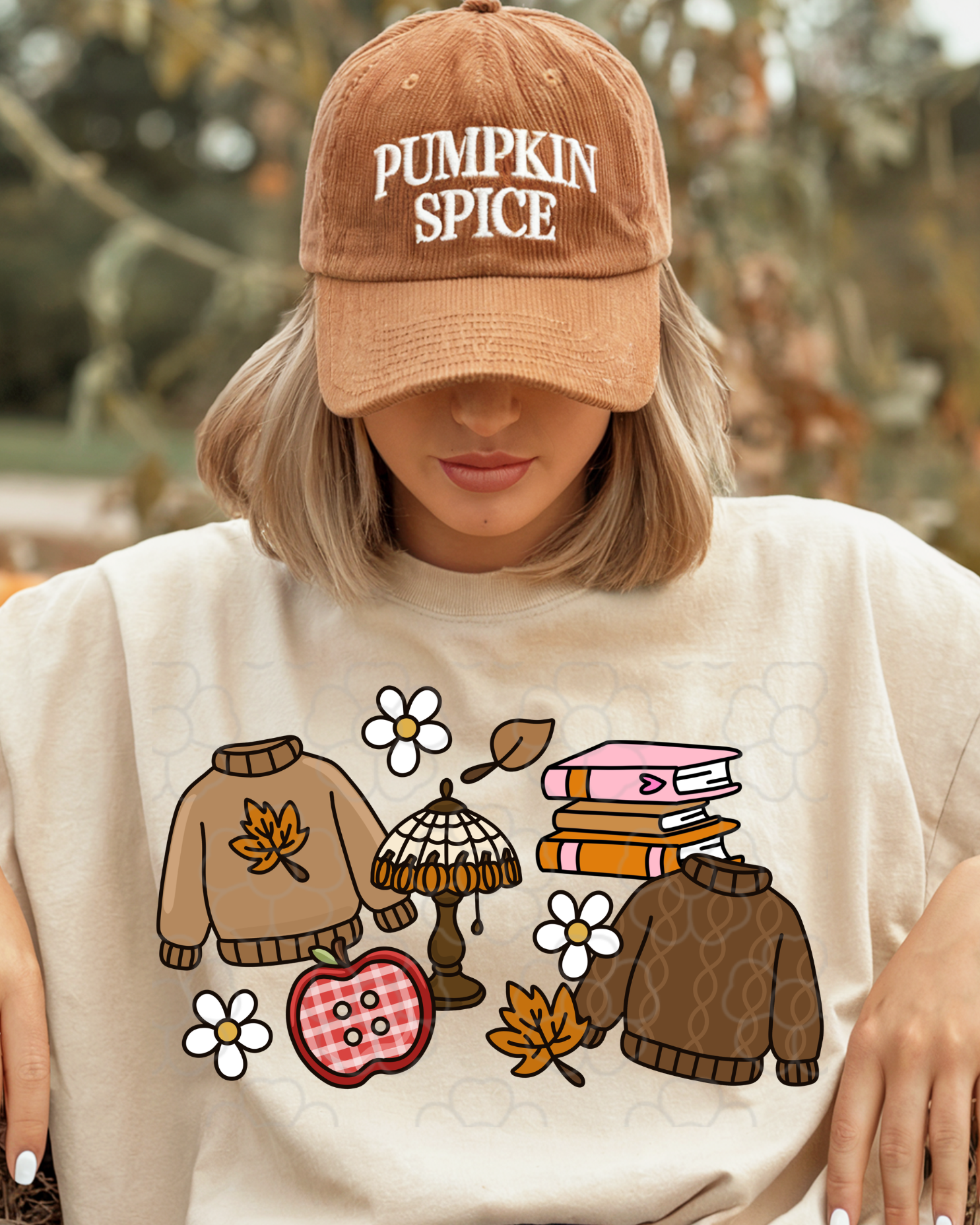 Fall reading vibes - DTF Transfers